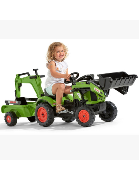 FALK traktorius su priekaba CLAAS Arion ekskavatorius-kaušas + krautuvas nuo 2 metų