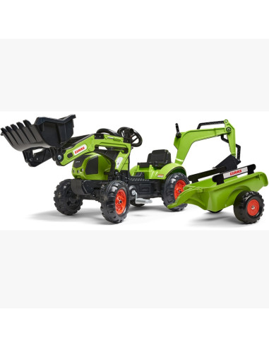 FALK traktorius su priekaba CLAAS Arion ekskavatorius-kaušas + krautuvas nuo 2 metų