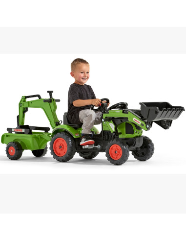 FALK traktorius su priekaba CLAAS Arion ekskavatorius-kaušas + krautuvas nuo 2 metų