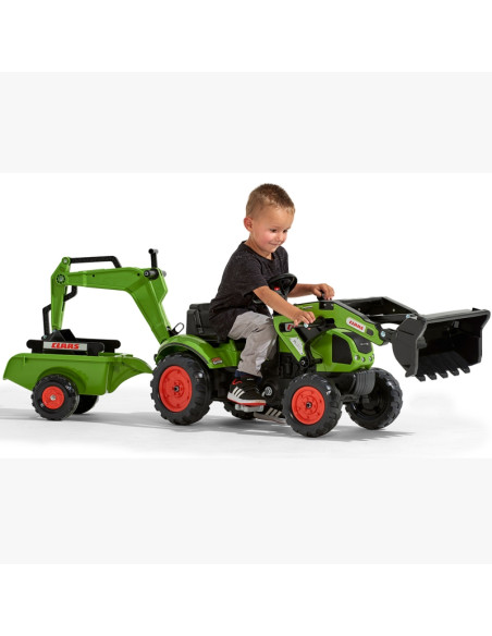 FALK traktorius su priekaba CLAAS Arion ekskavatorius-kaušas + krautuvas nuo 2 metų