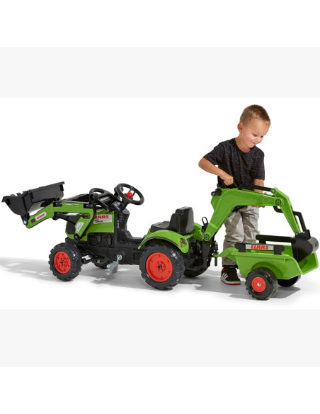 FALK traktorius su priekaba CLAAS Arion ekskavatorius-kaušas + krautuvas nuo 2 metų