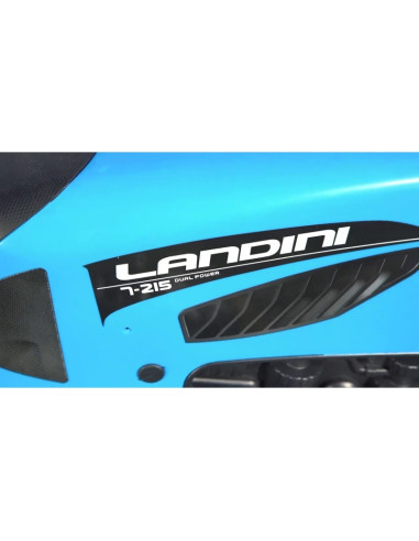 FALK Landini mėlynas pedalų traktorius su priekaba, skirtas nuo 3 metų amžiaus