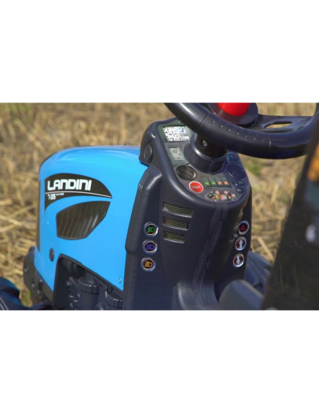 FALK Landini mėlynas pedalų traktorius su priekaba, skirtas nuo 3 metų amžiaus FALK Landini mėlynas pedalų traktorius su priekaba, skirtas nuo 3 metų amžiaus