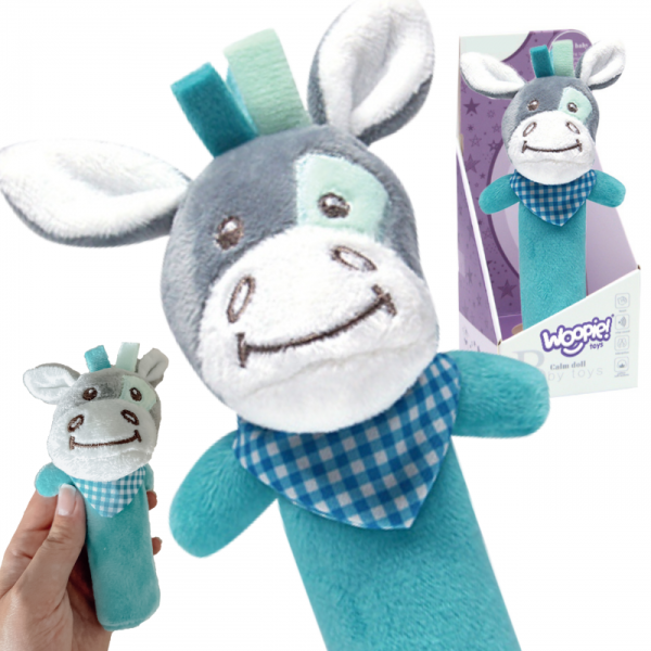 WOOPIE BABY Pliušinis jutiminis žaislas-žaisliukas WOOPIE BABY Pliušinis jutiminis žaislas-žaisliukas