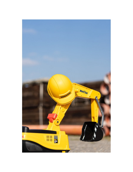 FALK Komatsu ekskavatoriaus besisukantis kastuvas + šalmas