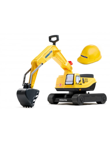 FALK Komatsu ekskavatoriaus besisukantis kastuvas + šalmas