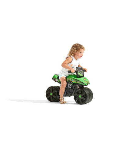 FALK Racing motociklo važiuoklė su plačiais ratais, žalia, nuo 1 metų amžiaus