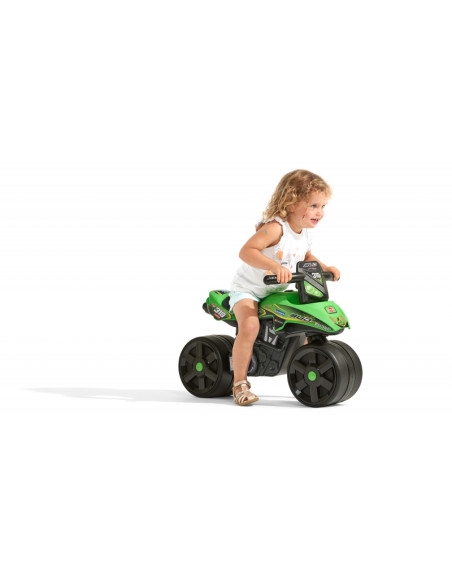 FALK Racing motociklo važiuoklė su plačiais ratais, žalia, nuo 1 metų amžiaus