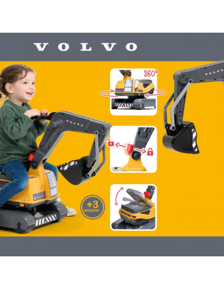 FALK Volvo šarnyrinis ekskavatorius su pasukama kabina