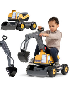 FALK Volvo šarnyrinis ekskavatorius su pasukama kabina ir kastuvu-plūgu