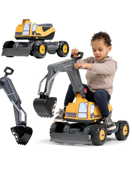 FALK Volvo šarnyrinis ekskavatorius su pasukama kabina ir kastuvu-plūgu