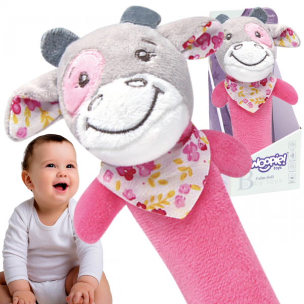 WOOPIE BABY Pliušinis jutiminis žaislas-žaisliukas WOOPIE BABY Pliušinis jutiminis žaislas-žaisliukas