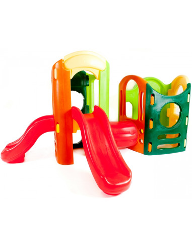 LITTLE TIKES 8 viename žaidimų aikštelė „Monkey Grove“ su čiuožyklomis