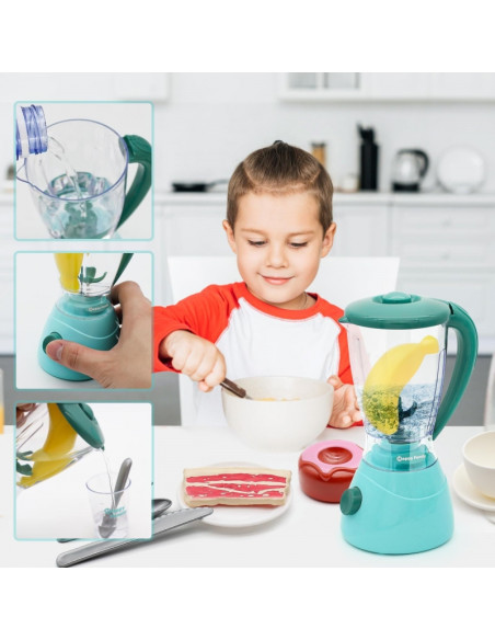 WOOPIE 3 viename buitinės technikos rinkinys: kavos virimo aparatas, maišytuvas, trintuvas, garso ir šviesos efektai