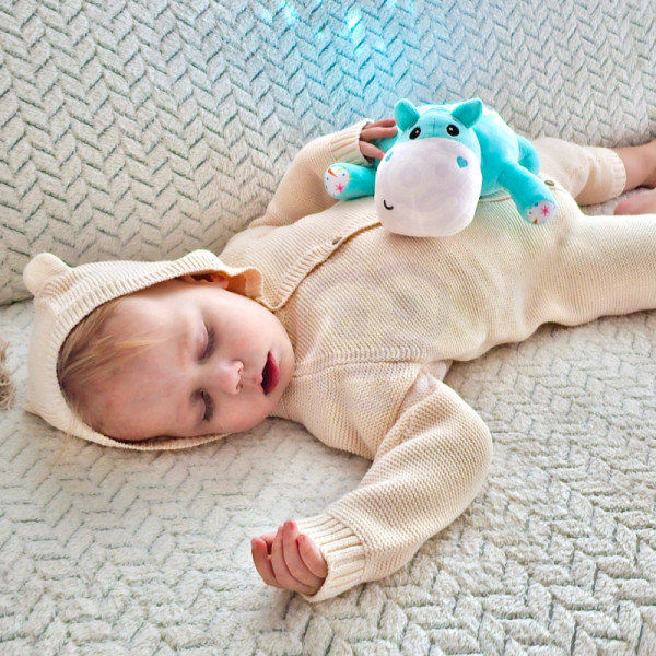 WOOPIE BABY migdukas su projektoriumi ir lopšinėmis Begemotukas WOOPIE BABY migdukas su projektoriumi ir lopšinėmis Begemotukas
