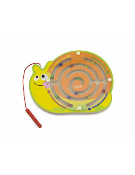 Viga magnetinis labirintas medinis sraigių žaidimas