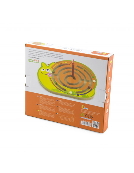 Магнитный лабиринт Viga, деревянная игра-улитка