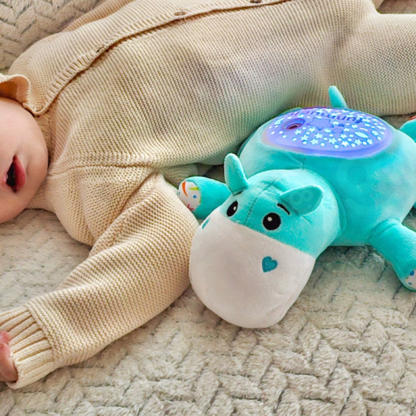 WOOPIE BABY migdukas su projektoriumi ir lopšinėmis Begemotukas WOOPIE BABY migdukas su projektoriumi ir lopšinėmis Begemotukas