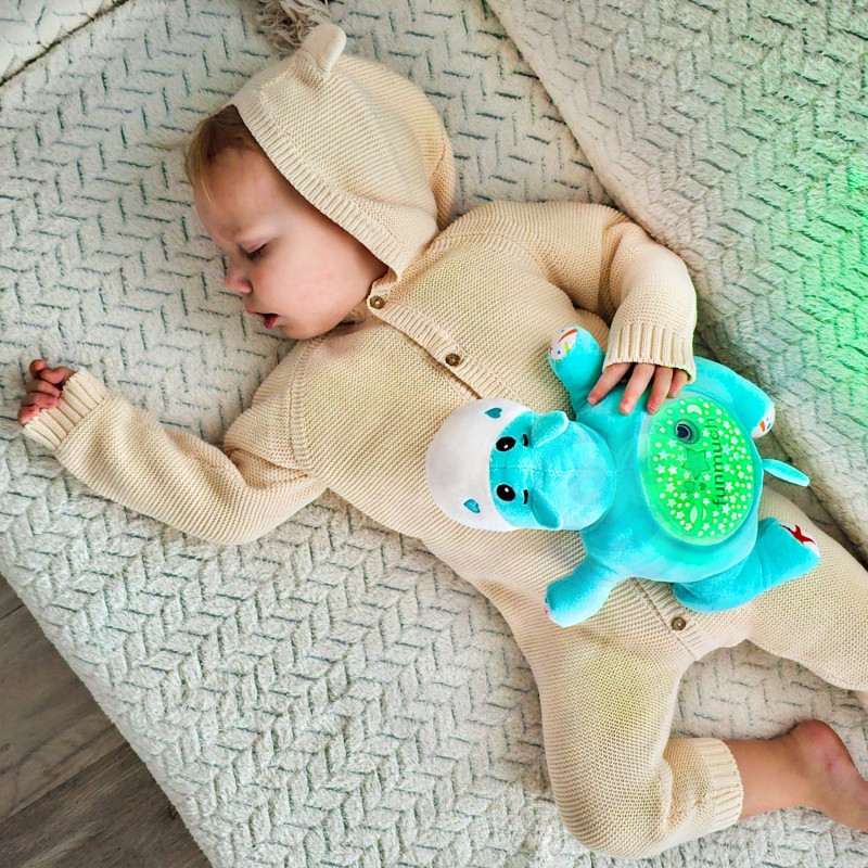 WOOPIE BABY migdukas su projektoriumi ir lopšinėmis Begemotukas