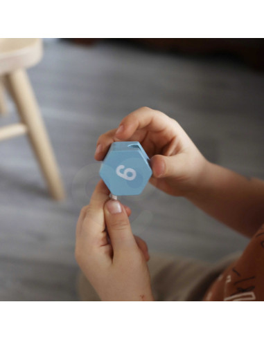 Деревянные часы VIGA PolarB по методике Монтессори с геометрическими фигурами