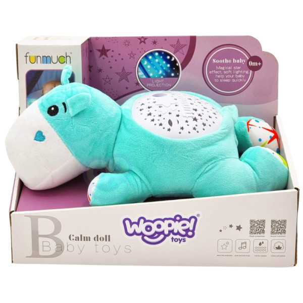 WOOPIE BABY Snuggle Projector 2-в-1 Hippo Sleeper WOOPIE BABY Snuggle Projector 2-в-1 Hippo Sleeper