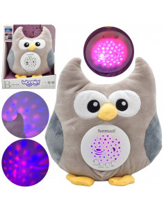 WOOPIE BABY Snuggle Sleep Projector 2-in-1 Owl - 10 Lullabies