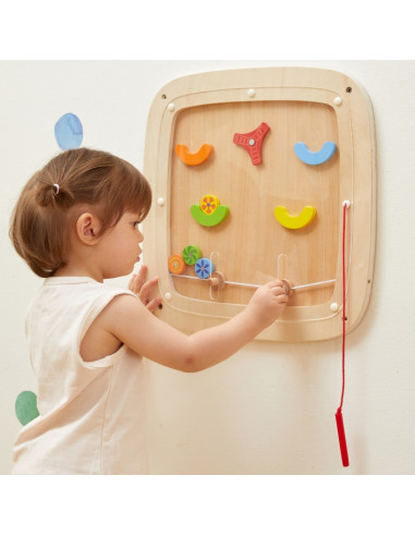 Деревянная сенсорная манипулятивная доска для игры в пинбол VIGA