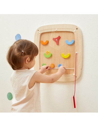 Деревянная сенсорная манипулятивная доска для игры в пинбол VIGA