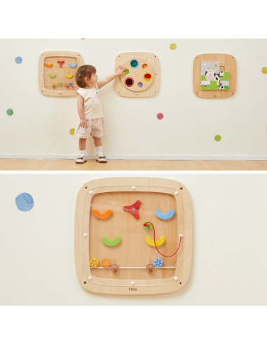 Деревянная сенсорная манипулятивная доска для игры в пинбол VIGA
