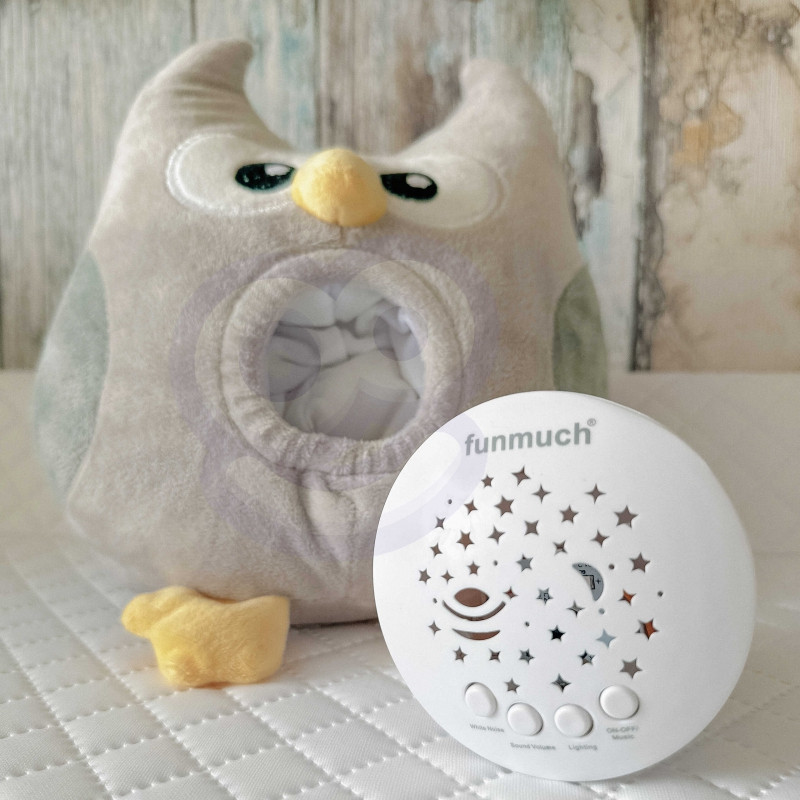 WOOPIE BABY Snuggle Sleep Projector 2-in-1 Owl - 10 Lullabies