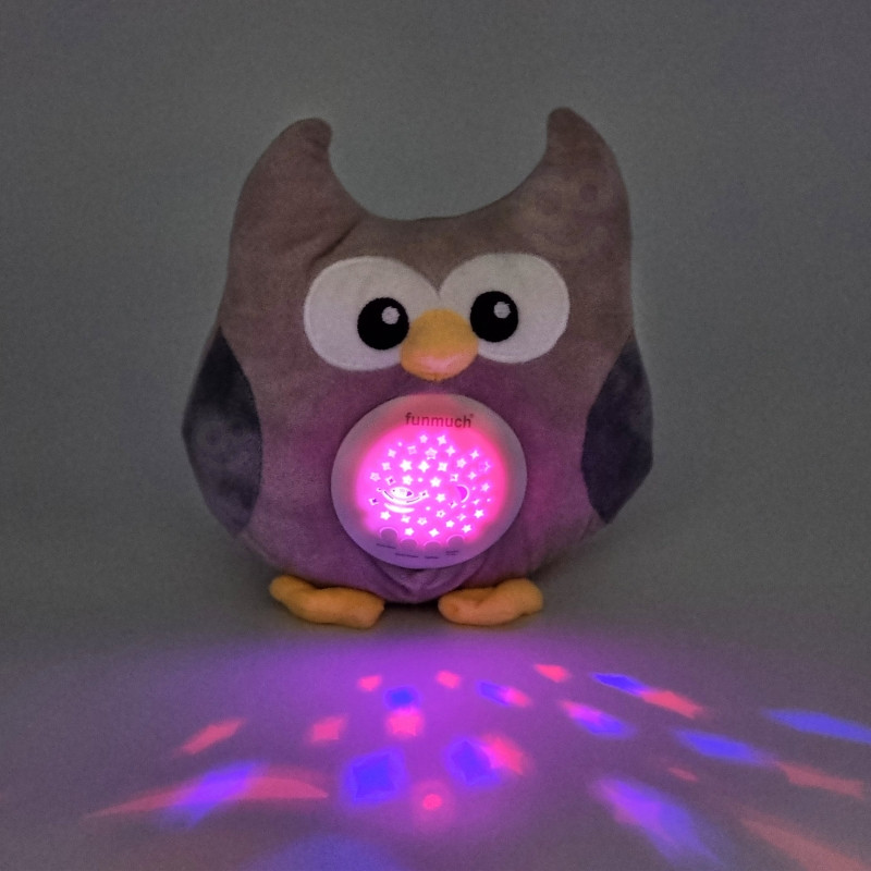 WOOPIE BABY Snuggle Sleep Projector 2-in-1 Owl - 10 Lullabies