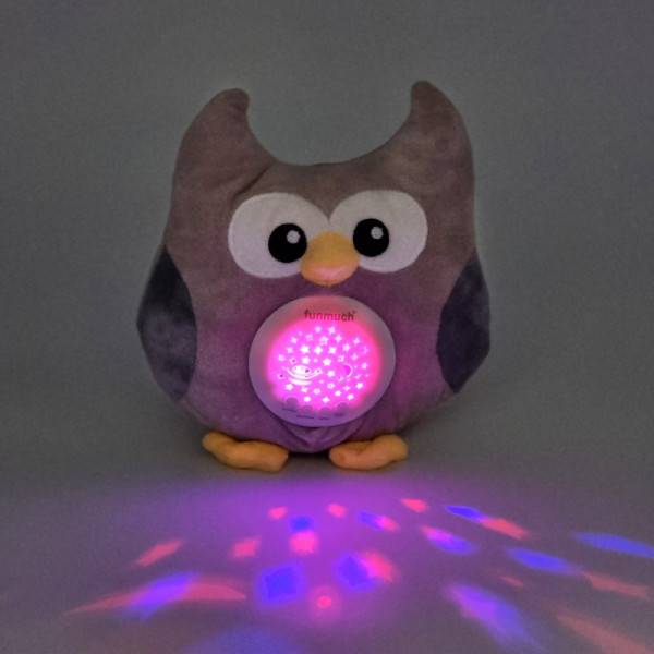 WOOPIE BABY Snuggle Sleep Projector 2-in-1 Owl - 10 Lullabies