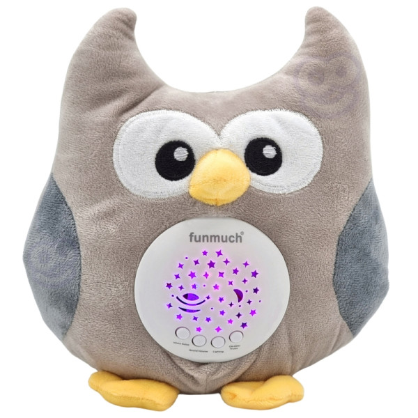 WOOPIE BABY Snuggle Sleep Projector 2-in-1 Owl - 10 Lullabies