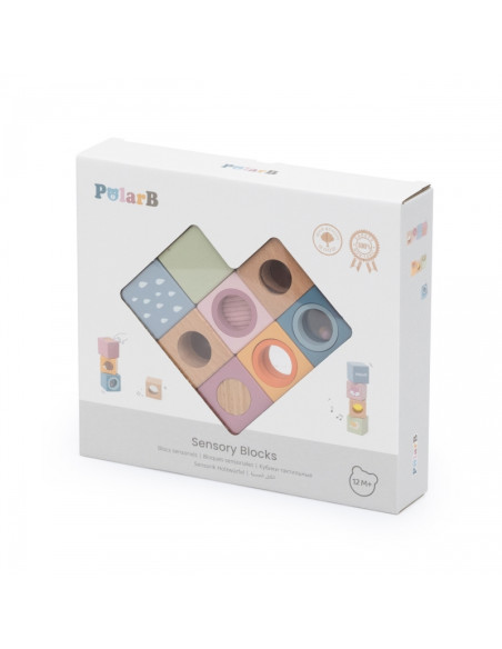 VIGA PolarB mediniai sensoriniai blokeliai VIGA PolarB mediniai sensoriniai blokeliai