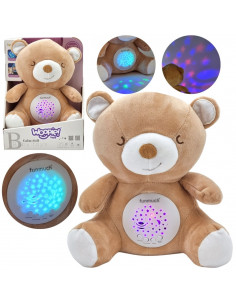 WOOPIE BABY Snuggle Sleep Projector 2-in-1 Teddy Bear - 10 Lullabies