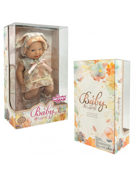 WOOPIE ROYAL Lalka Bobas 24 cm w Sukience i Czapeczce Króliczka WOOPIE ROYAL Lalka Bobas 24 cm w Sukience i Czapeczce Króliczka