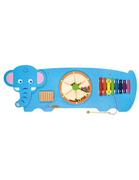 VIGA Tablica Sensoryczna Manipulacyjna Słonik Certyfikat FSC Montessori VIGA Tablica Sensoryczna Manipulacyjna Słonik Certyfikat FSC Montessori