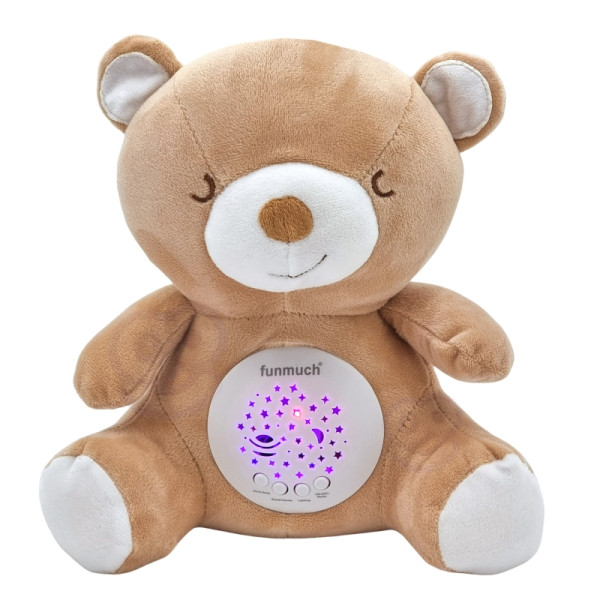 WOOPIE BABY Snuggle Sleep Projector 2-in-1 Teddy Bear - 10 Lullabies