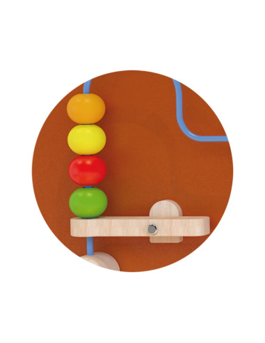 VIGA medinė manipuliacinė lenta Arkliukas