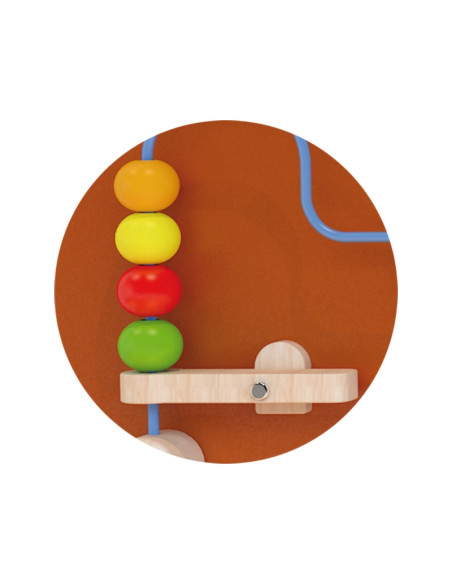 VIGA medinė manipuliacinė lenta Arkliukas