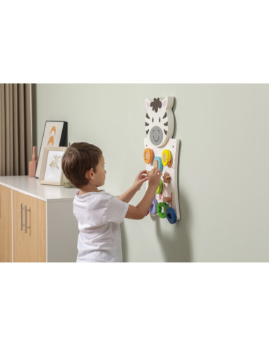 Деревянная манипуляционная доска VIGA «Зебра» с сертификатом FSC Montessori