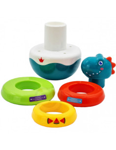 WOOPIE BABY sensorinis žaislas Dino piramidės dėlionė kūdikiams 2