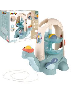 SMOBY LITTLE Żółw do Ciągnięcia ze Zjeżdżalnią dla Piłeczek 12m+