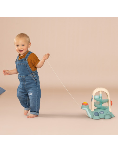 SMOBY LITTLE Żółw do Ciągnięcia ze Zjeżdżalnią dla Piłeczek 12m+ SMOBY LITTLE Żółw do Ciągnięcia ze Zjeżdżalnią dla Piłeczek 12m+