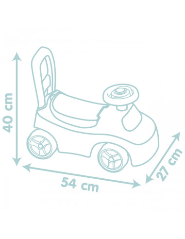 SMOBY Little Jeździk Pchacz Odpychacz z Klaksonem