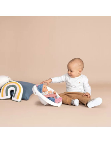 SMOBY Little Walker Pusher 3in1 vežimėlis vaikams + kūdikio lėlė