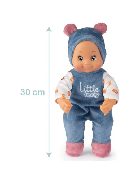 SMOBY Little Walker Pusher 3in1 vežimėlis vaikams + kūdikio lėlė SMOBY Little Walker Pusher 3in1 vežimėlis vaikams + kūdikio lėlė