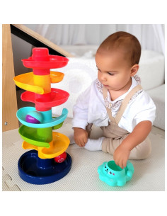 WOOPIE BABY Kulodrome Ball Track Spiral Set + 2 Balls 2