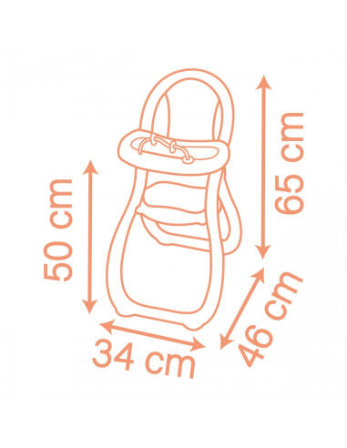 SMOBY Baby Nurse maitinimo kėdutė