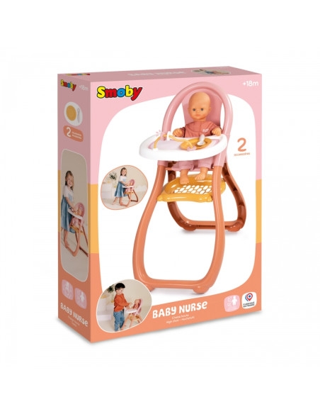 SMOBY Baby Nurse krzesełko do karmienia SMOBY Baby Nurse krzesełko do karmienia